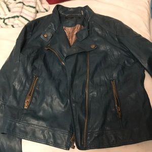 Black Rivet Leather Jacket